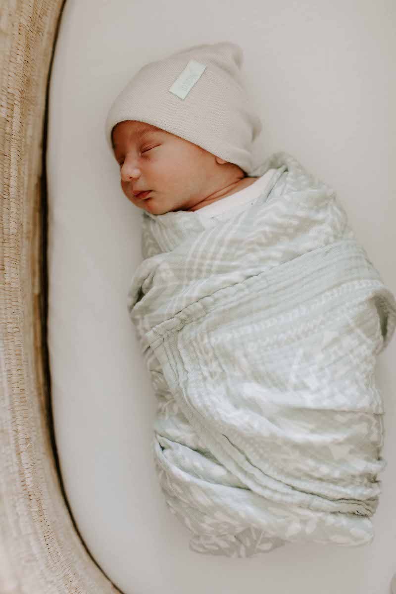 Green Baby Blanket Mini Wander