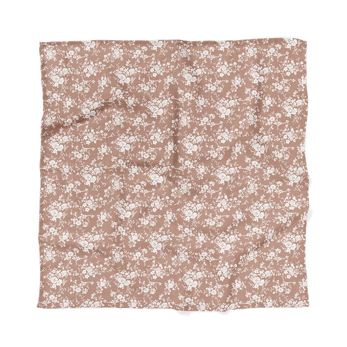 vintage floral swaddle, crib blanket, blankets for newborns laid flat