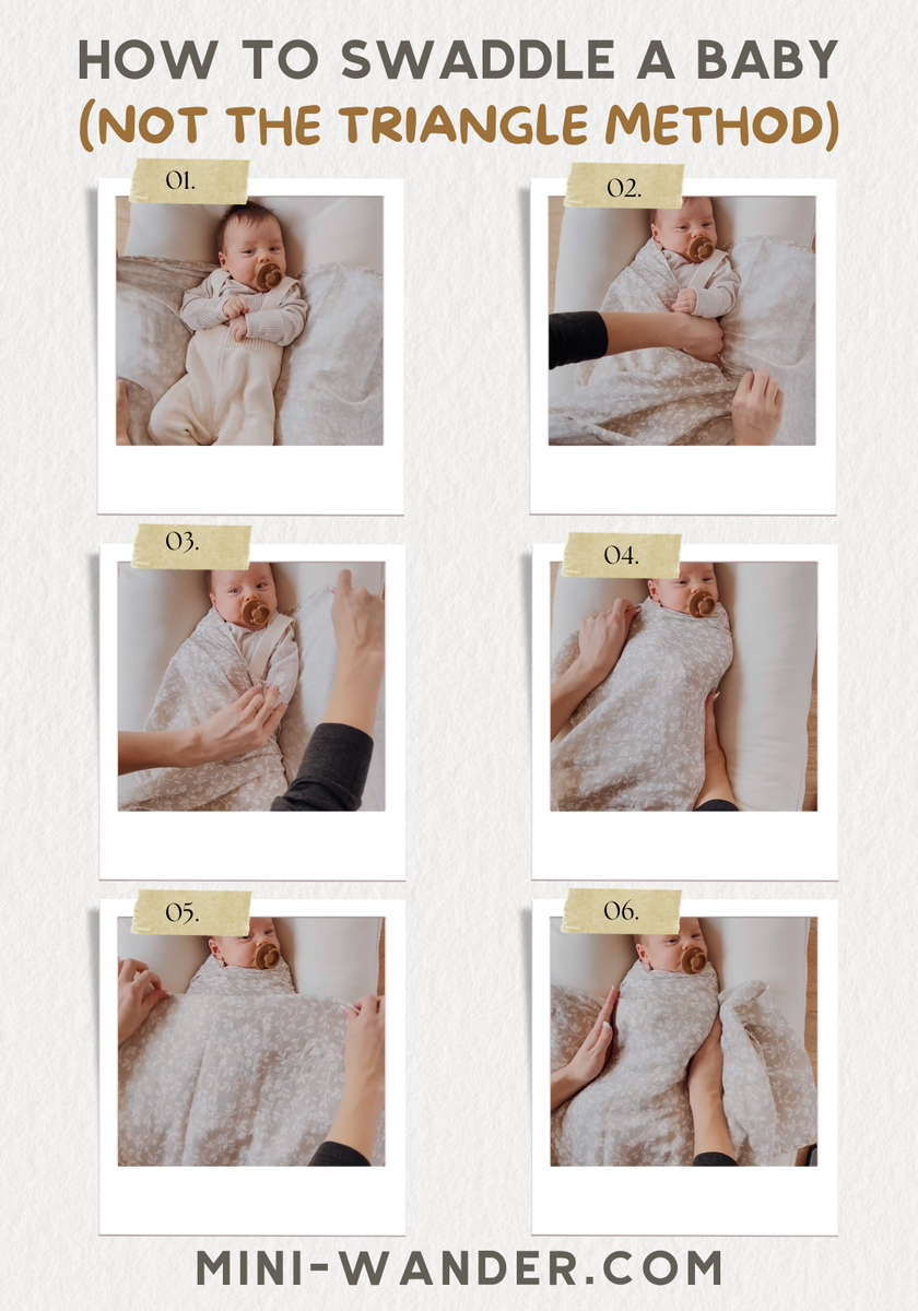 How to Swaddle a Baby Mini Wander