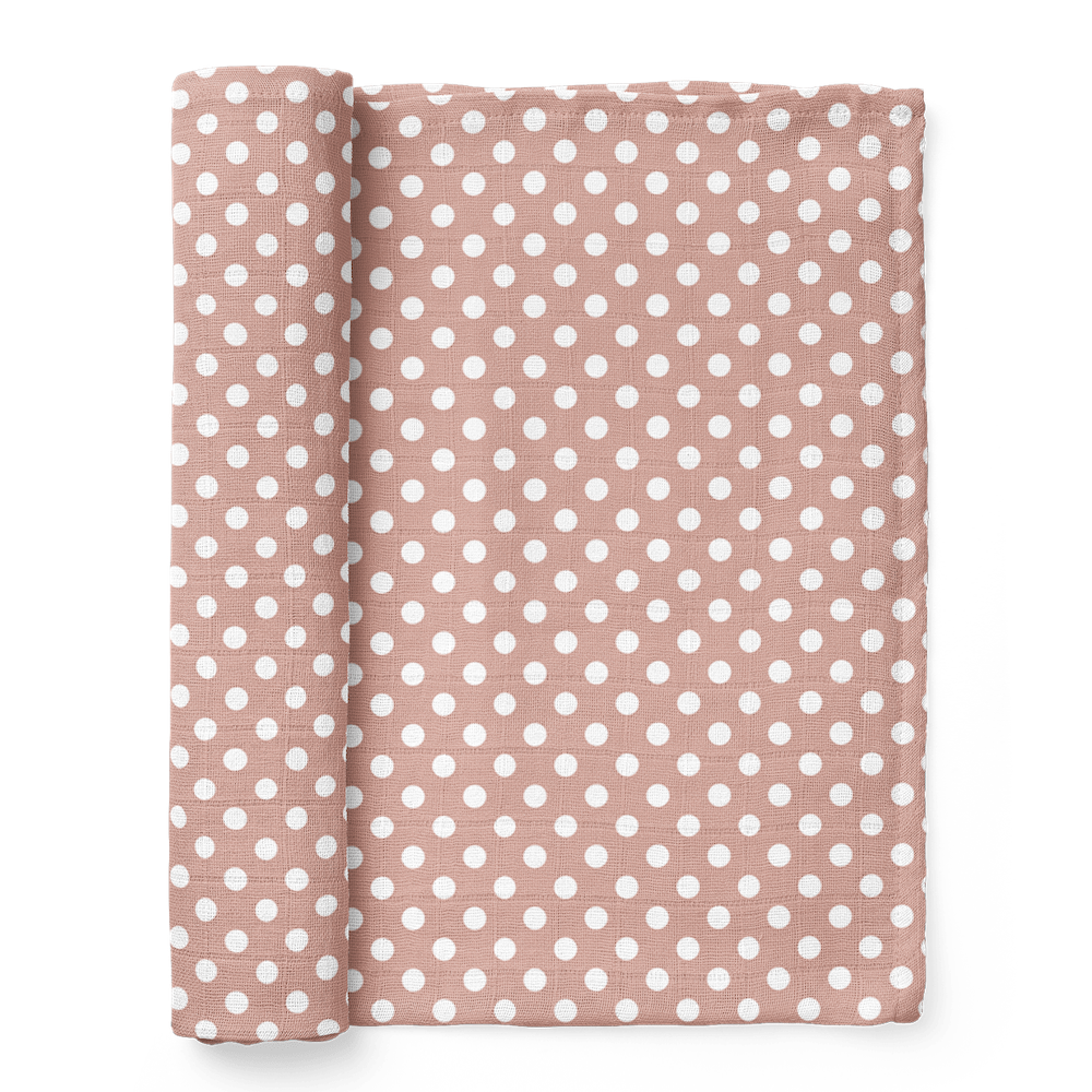 Polka dot outlet swaddle